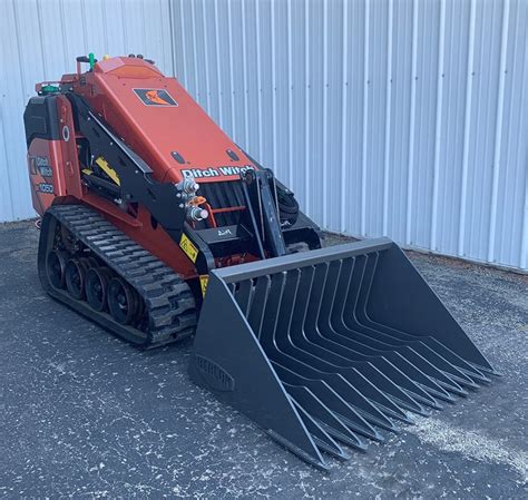 ditch bucket for mini skid steer|skid steer attachments.